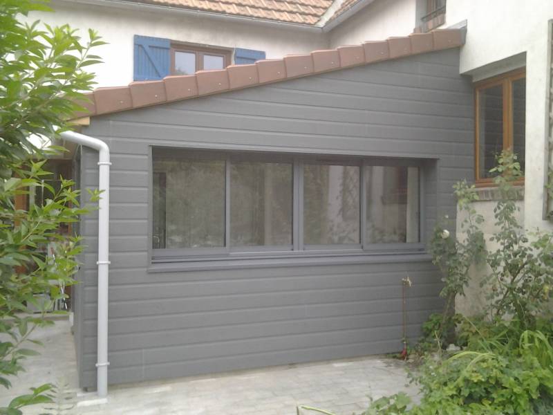 Extention Ossature Bois Avec Bardage Canexel Extention Ossature Bois Avec Bardage Canexel