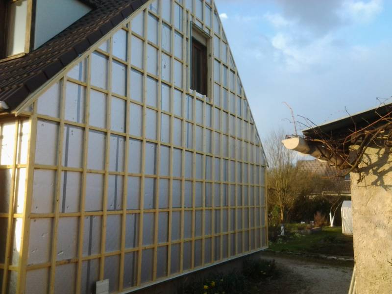 Isolation Par Lexterieur En Cours Isolation Par Lexterieur En Cours