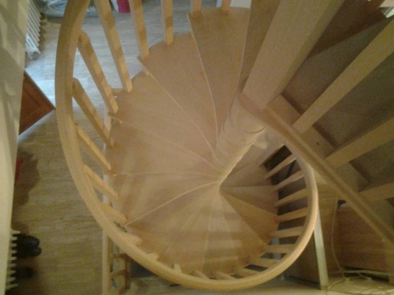 Escalier Helicoidal Avec Barreaudage Bois Escalier Helicoidal Avec Barreaudage Bois